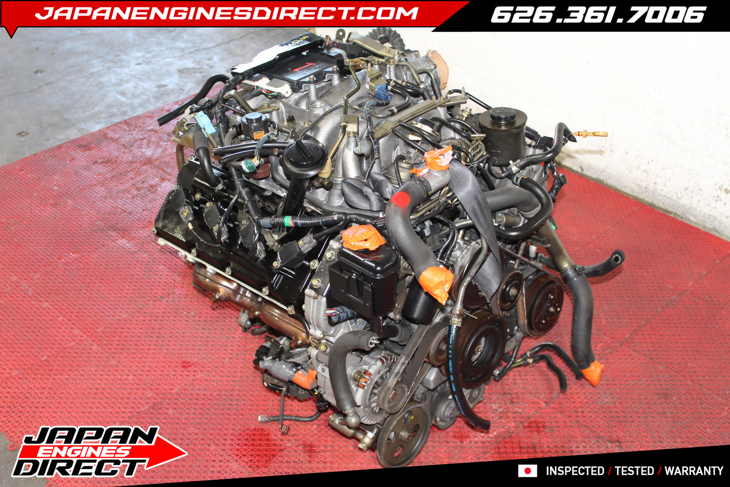 JDM Nissan Cima F50 4.5L V8 VK45DD Engine – RWD Rear Wheel Drive Motor