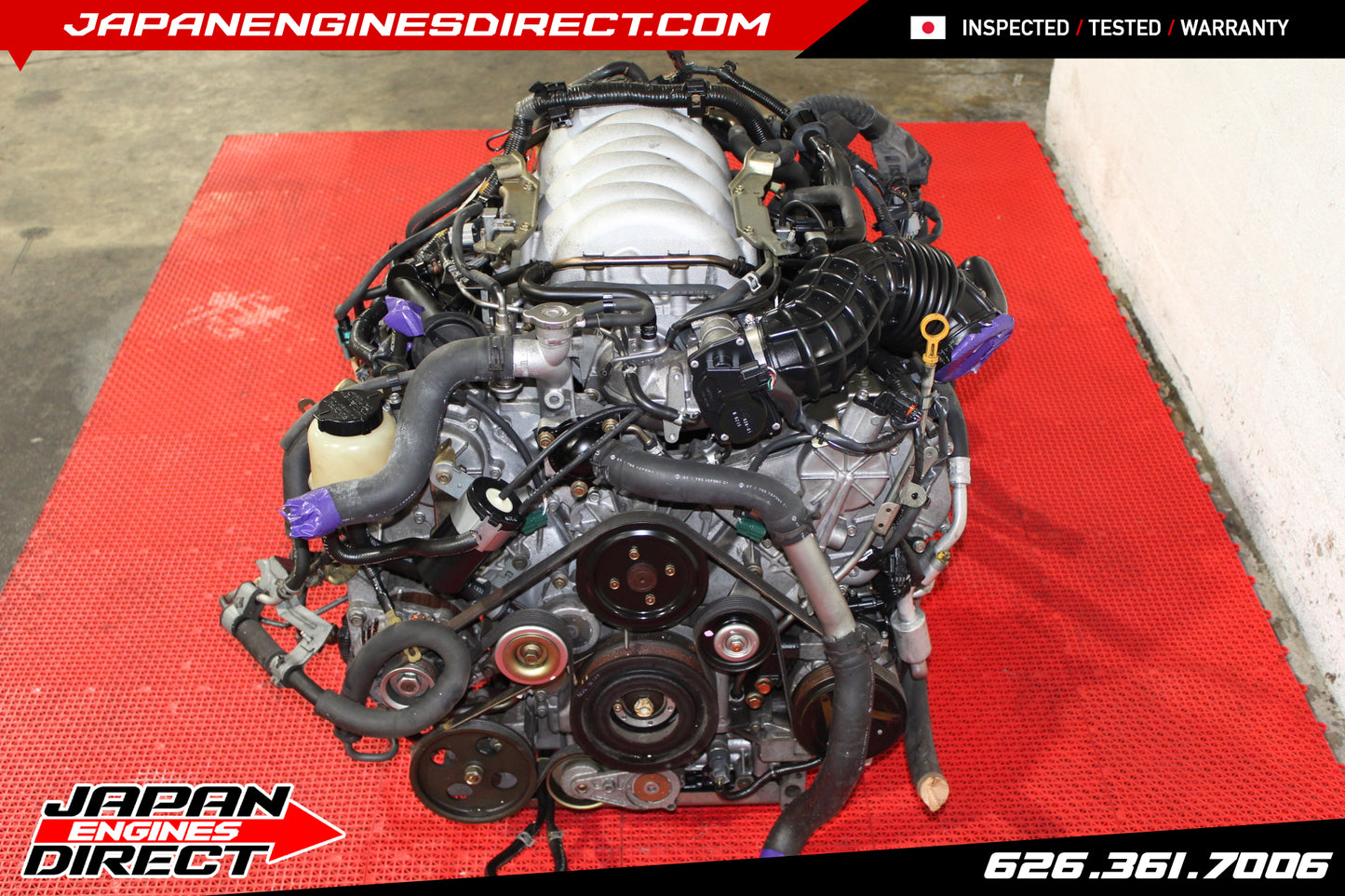 JDM 2006–2010 Infiniti M45 4.5L V8 Engine (VK45DE) – Used Low Mileage Motor