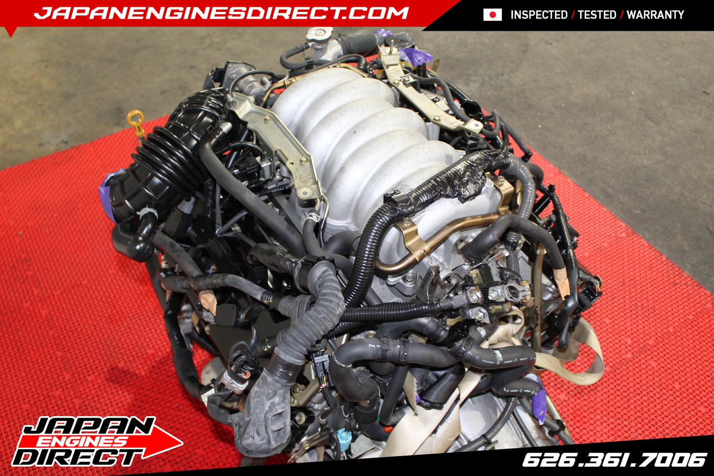 JDM 2006–2010 Infiniti M45 4.5L V8 Engine (VK45DE) – Used Low Mileage Motor
