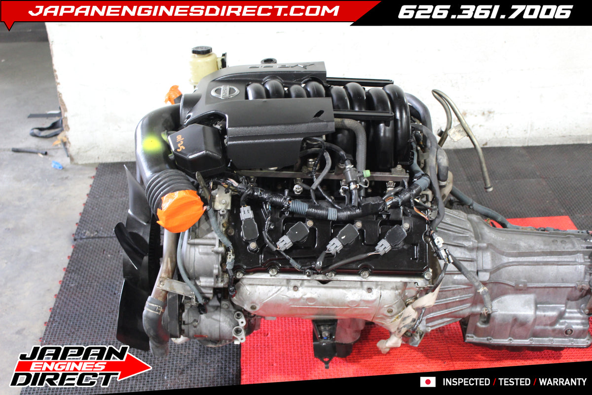 JDM Nissan VK56DE 5.6L V8 Engine Motor for 2004–2015 Titan & Armada – 58K Miles