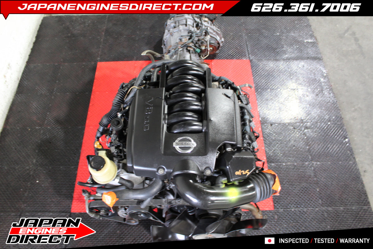 JDM Nissan VK56DE 5.6L V8 Engine Motor for 2004–2015 Titan & Armada – 58K Miles