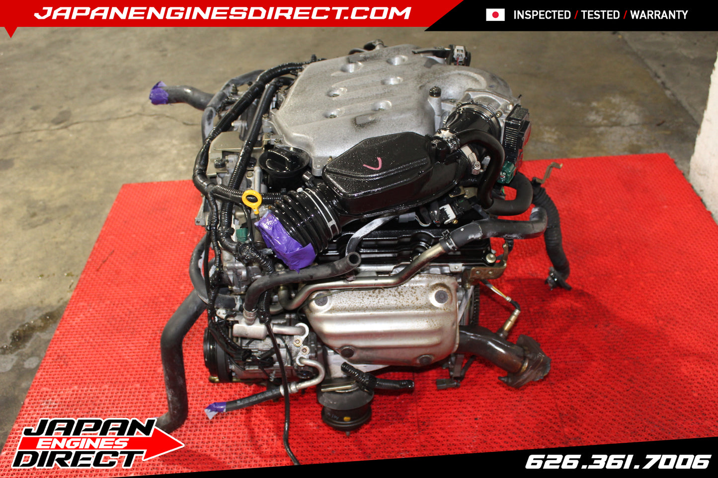 JDM 2003-2005 NISSAN 350Z / INFINTI G35 VQ35DE USED ENGINE 3.5L V6 MOTOR Z33 - LOW MILES