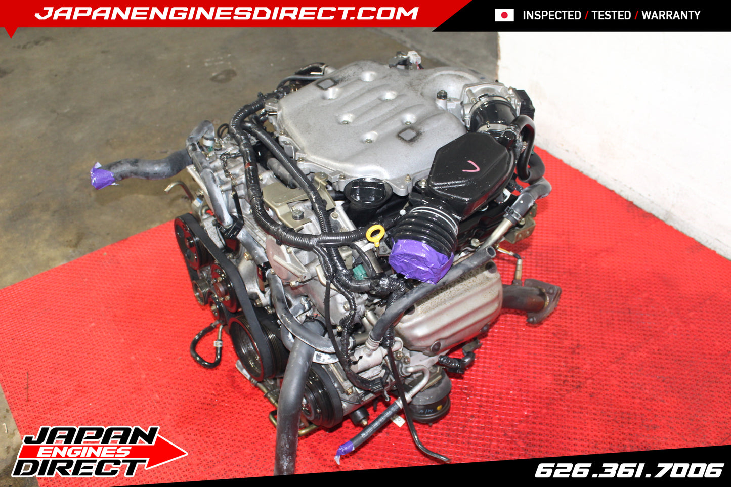 JDM 2003-2005 NISSAN 350Z / INFINTI G35 VQ35DE USED ENGINE 3.5L V6 MOTOR Z33 - LOW MILES