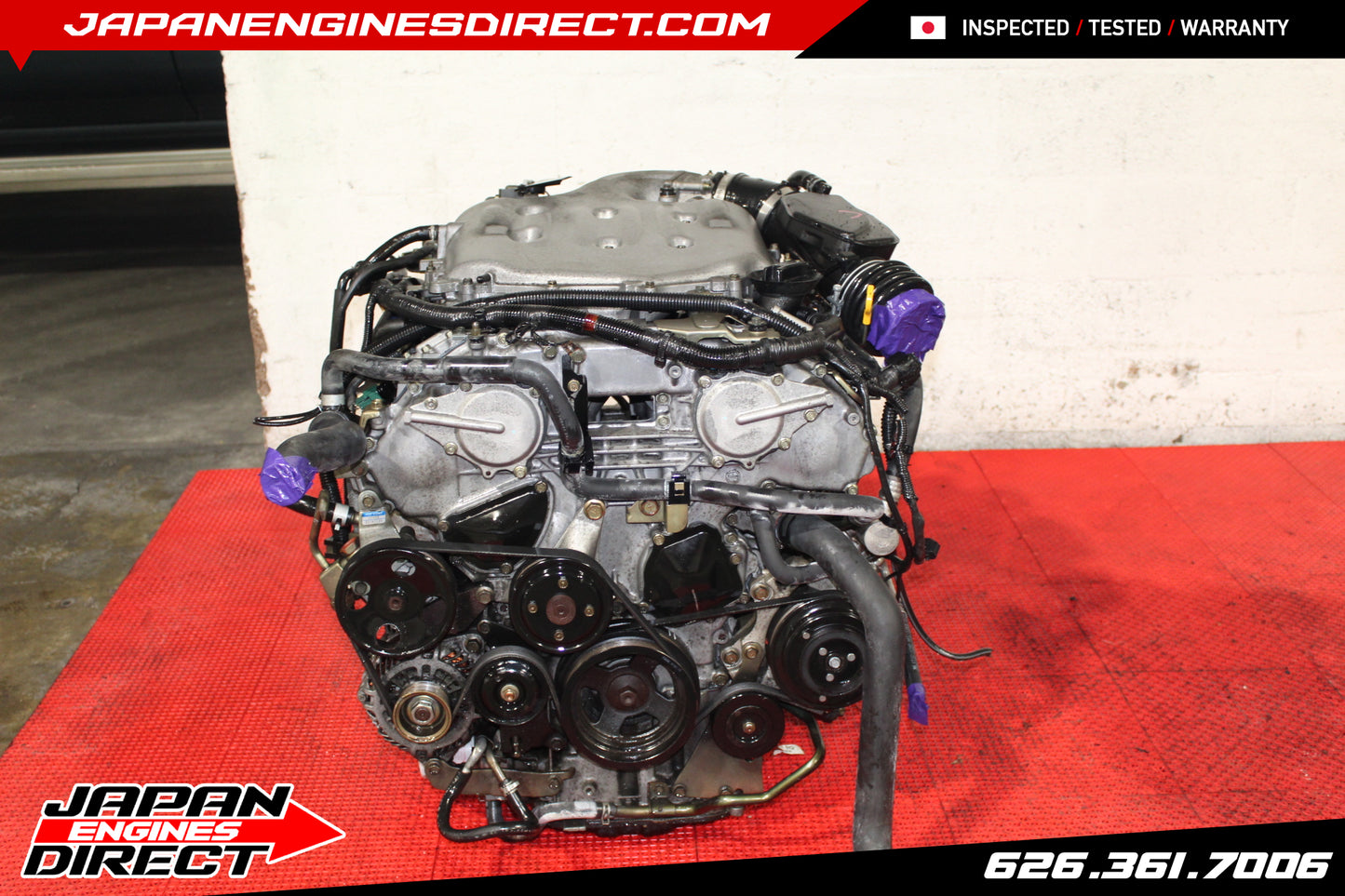 JDM 2003-2005 NISSAN 350Z / INFINTI G35 VQ35DE USED ENGINE 3.5L V6 MOTOR Z33 - LOW MILES