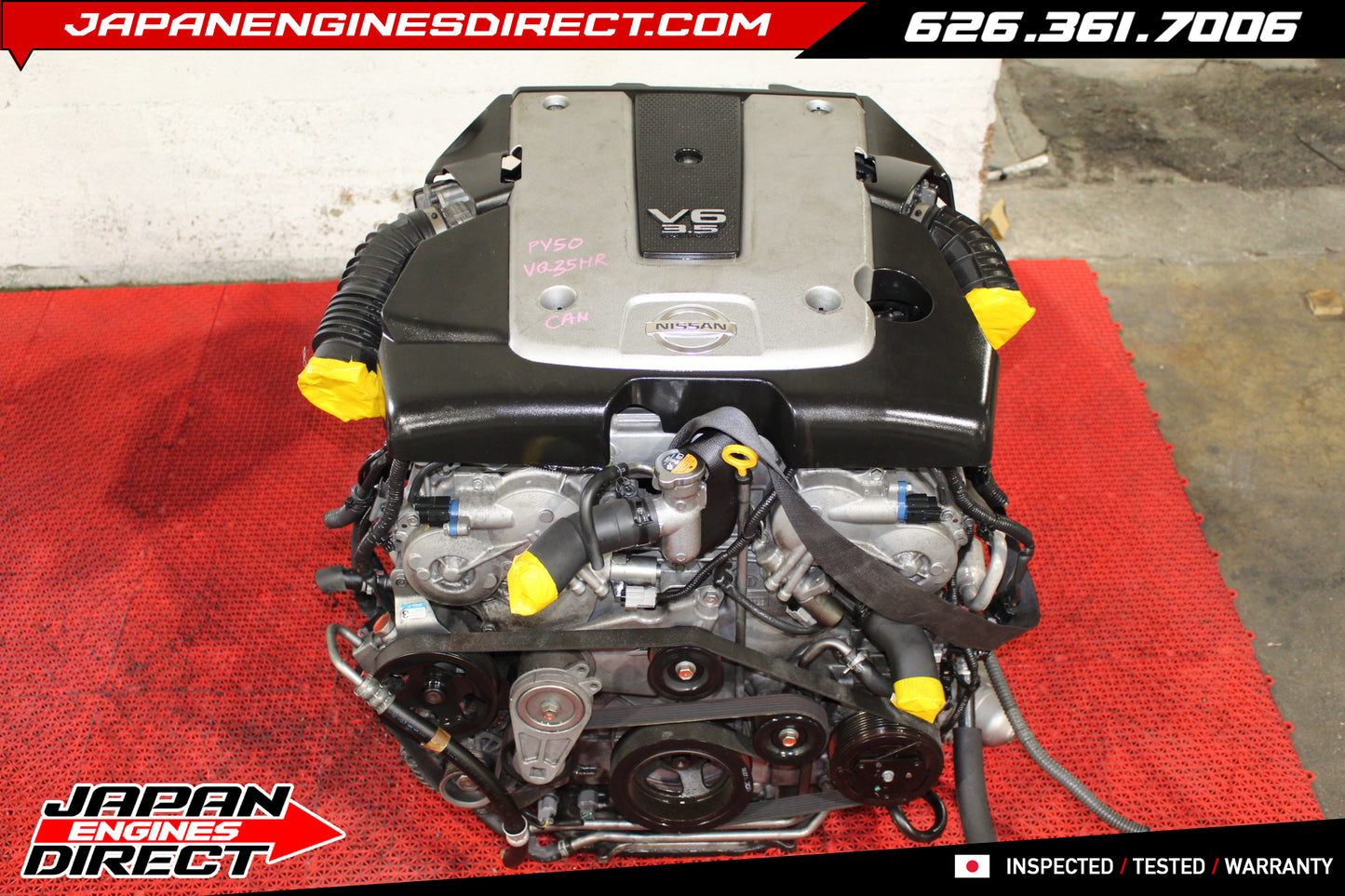 Infiniti G35, EX35, FX35, M35 engine VQ35HR motor 3.5L V6 JDM Japan Imported 2007-2012