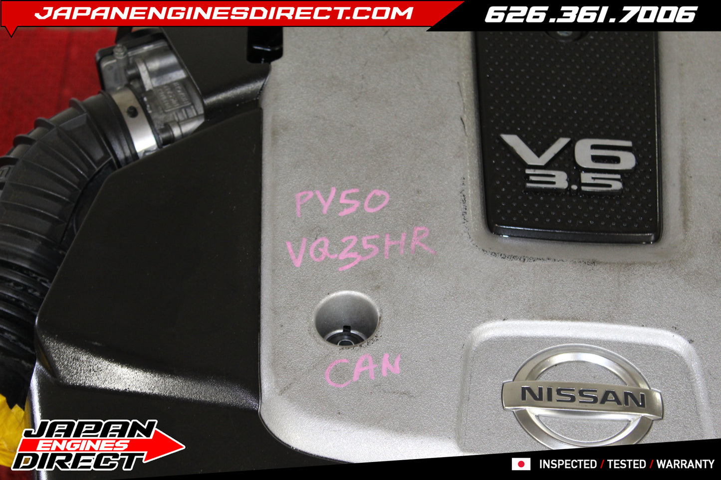Infiniti G35, EX35, FX35, M35 engine VQ35HR motor 3.5L V6 JDM Japan Imported 2007-2012