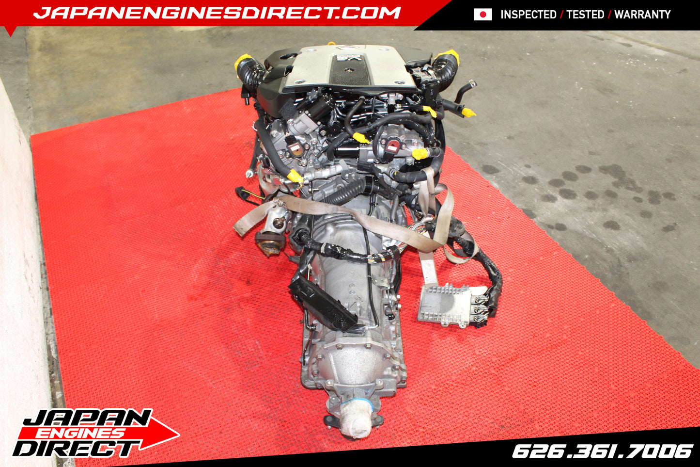 JDM NISSAN 370Z ENGINE 3.7L VQ37VHR MOTOR VQ37 V6 LONG BLOCK 2009-2020 LOW MILES
