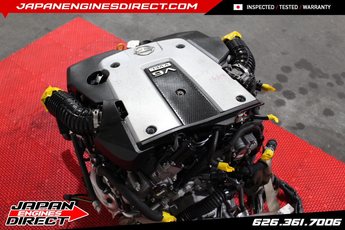 JDM NISSAN 370Z ENGINE 3.7L VQ37VHR MOTOR VQ37 V6 LONG BLOCK 2009-2020 LOW MILES