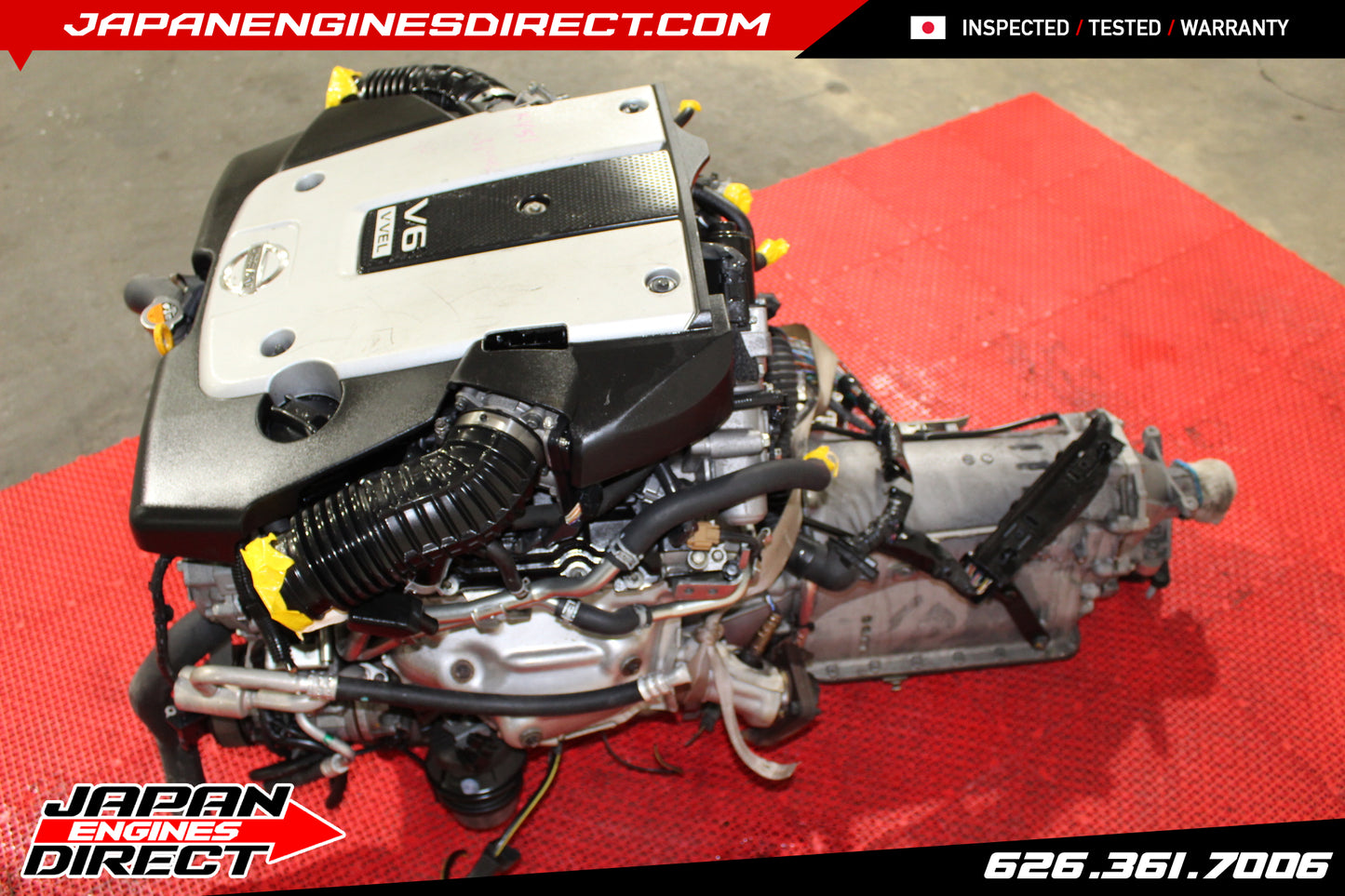 JDM NISSAN 370Z ENGINE 3.7L VQ37VHR MOTOR VQ37 V6 LONG BLOCK 2009-2020 LOW MILES