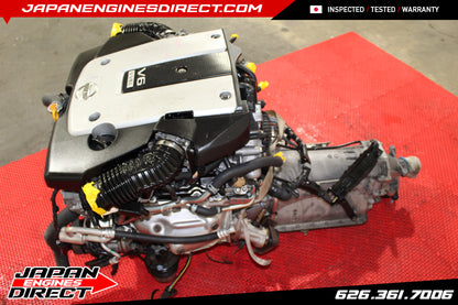 JDM NISSAN 370Z ENGINE 3.7L VQ37VHR MOTOR VQ37 V6 LONG BLOCK 2009-2020 LOW MILES