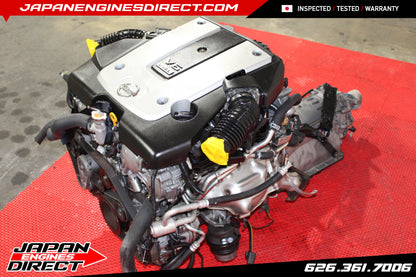 JDM NISSAN 370Z ENGINE 3.7L VQ37VHR MOTOR VQ37 V6 LONG BLOCK 2009-2020 LOW MILES