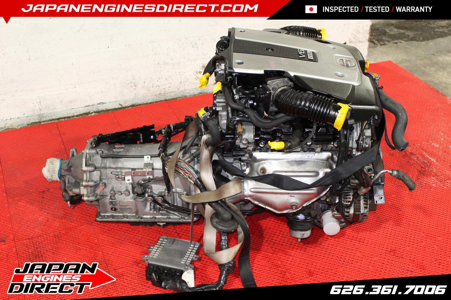 JDM NISSAN 370Z ENGINE 3.7L VQ37VHR MOTOR VQ37 V6 LONG BLOCK 2009-2020 LOW MILES