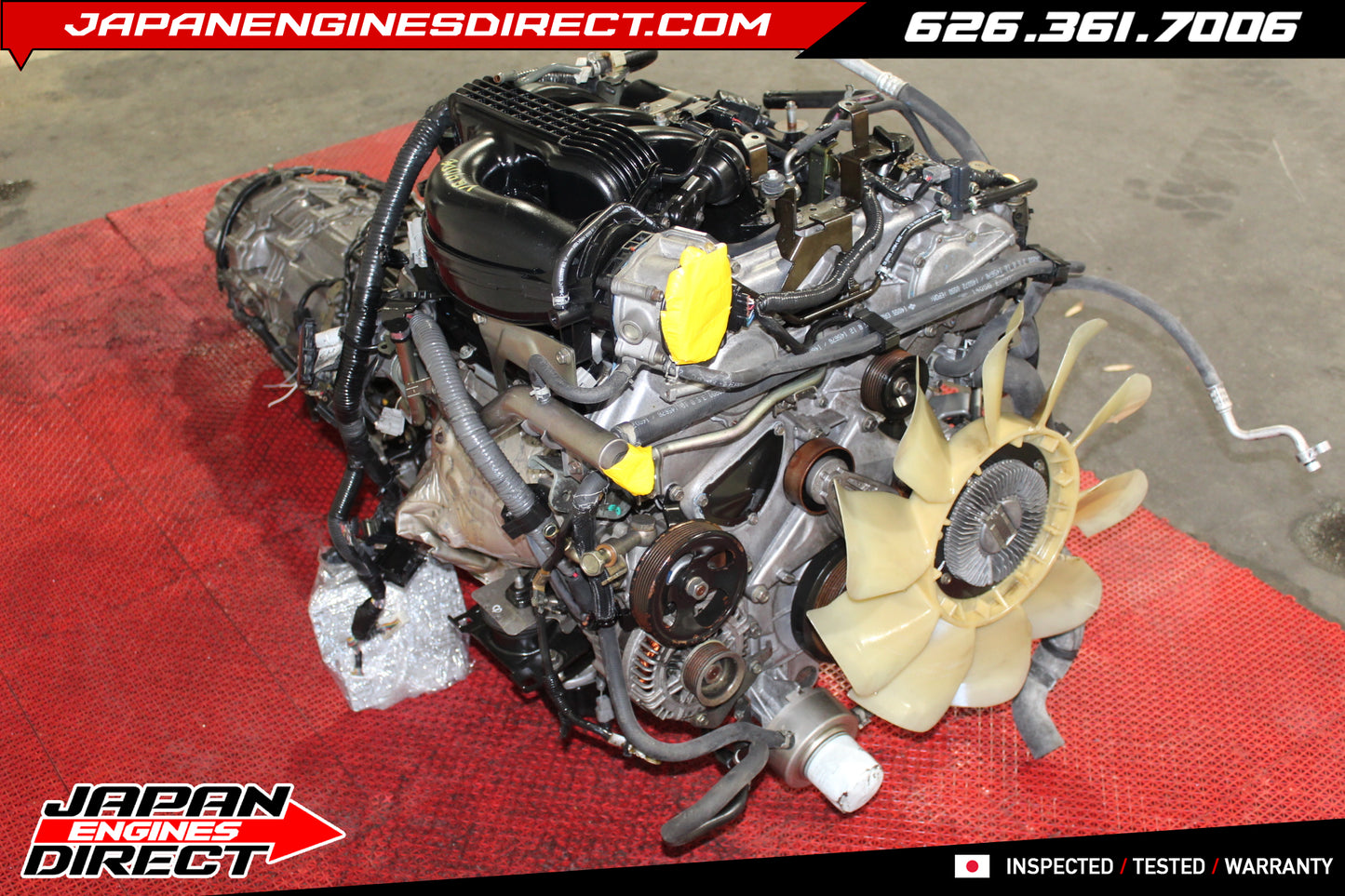 JDM Nissan VQ40DE 4.0L V6 Engine for Xterra, Frontier & Pathfinder | 2005–2015