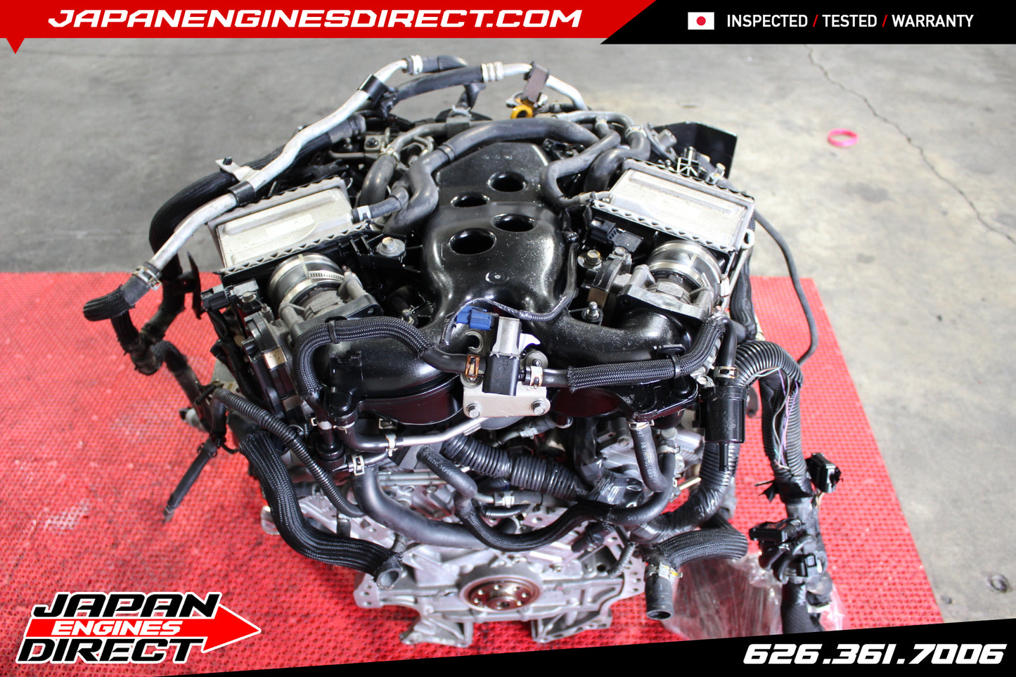 JDM USED INFINITI Q50/Q60 RWD ENGINE 3.0L V6 TWIN TURBO VR30DDTT MOTOR VR30 2016-2022