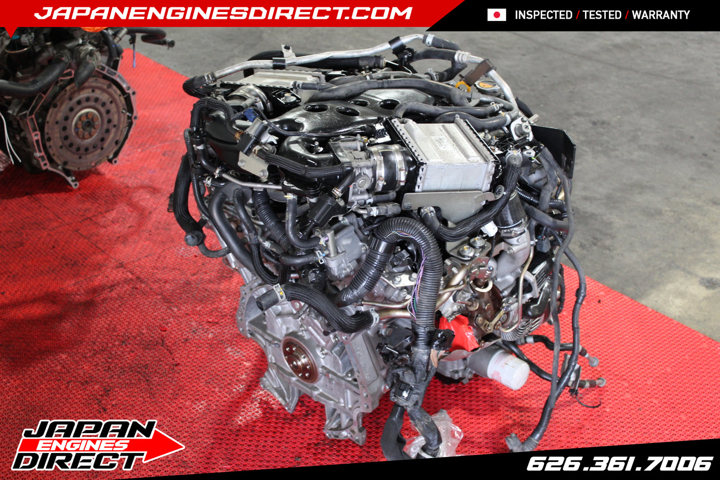 JDM USED INFINITI Q50/Q60 RWD ENGINE 3.0L V6 TWIN TURBO VR30DDTT MOTOR VR30 2016-2022