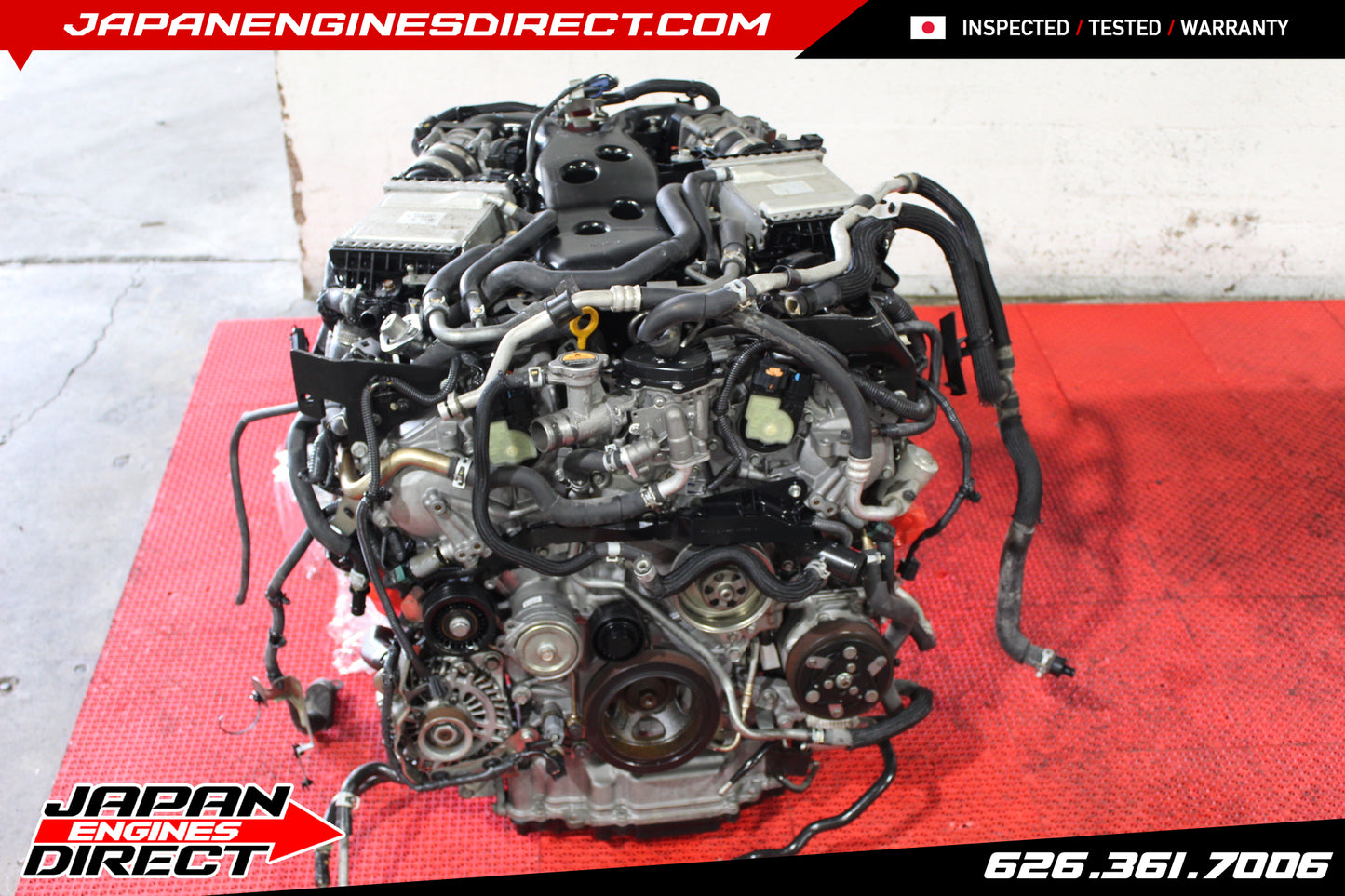 JDM USED INFINITI Q50/Q60 RWD ENGINE 3.0L V6 TWIN TURBO VR30DDTT MOTOR VR30 2016-2022