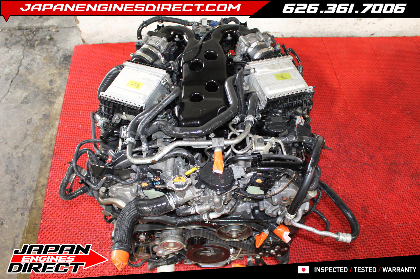 JDM Infiniti Q50 Q60 AWD 3.0L V6 Twin Turbo VR30DDTT Engine Motor (2016-2021)