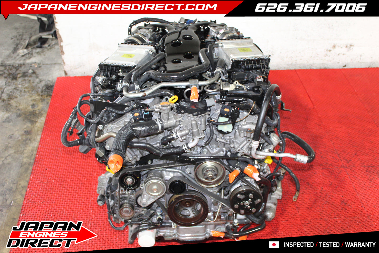 JDM Infiniti Q50 Q60 AWD 3.0L V6 Twin Turbo VR30DDTT Engine Motor (2016-2021)