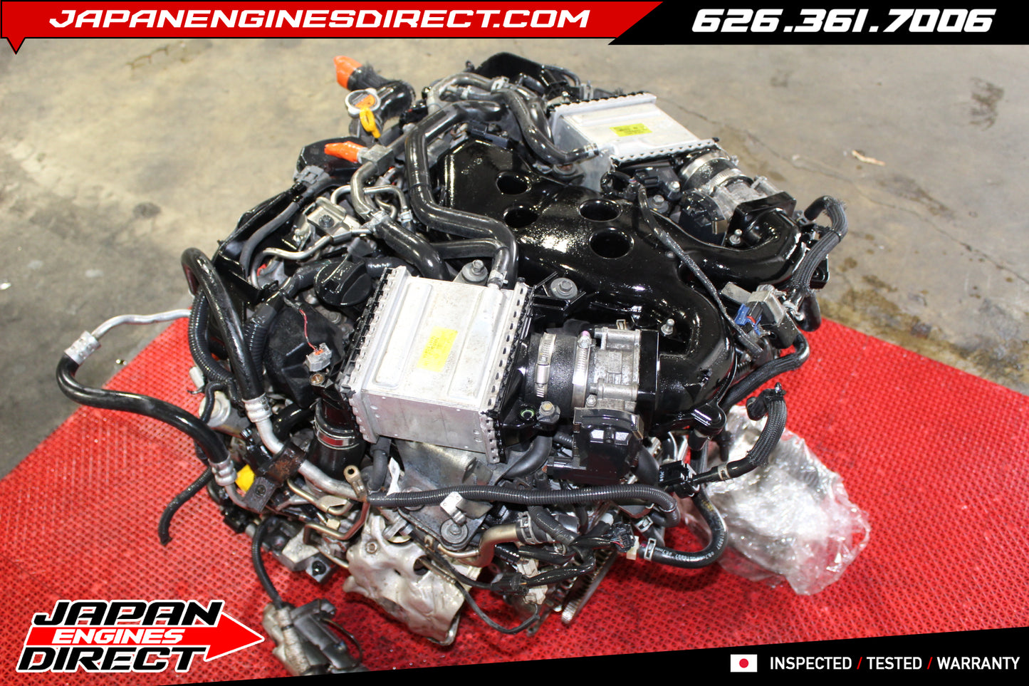 JDM Infiniti Q50 Q60 AWD 3.0L V6 Twin Turbo VR30DDTT Engine Motor (2016-2021)
