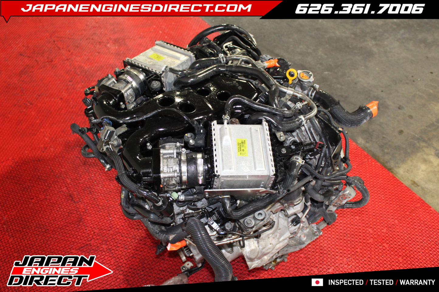 JDM Infiniti Q50 Q60 AWD 3.0L V6 Twin Turbo VR30DDTT Engine Motor (2016-2021)