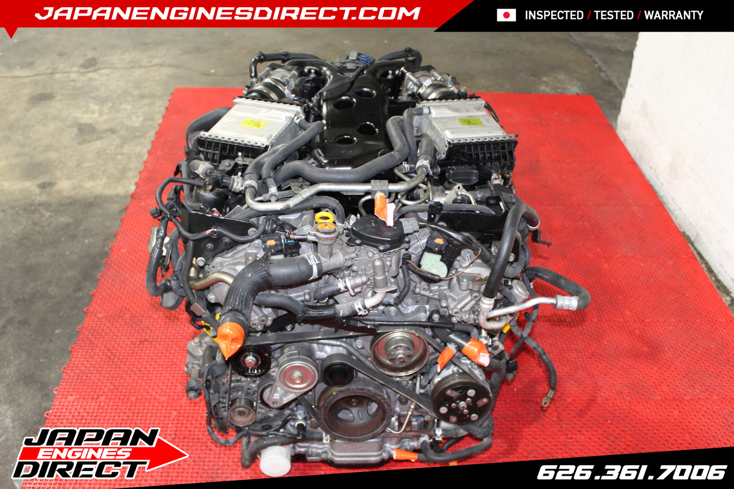 JDM INFINITI Q50/Q60 "RED SPORT" AWD USED ENGINE 3.0L V6 TWIN TURBO VR30DDTT 16-20