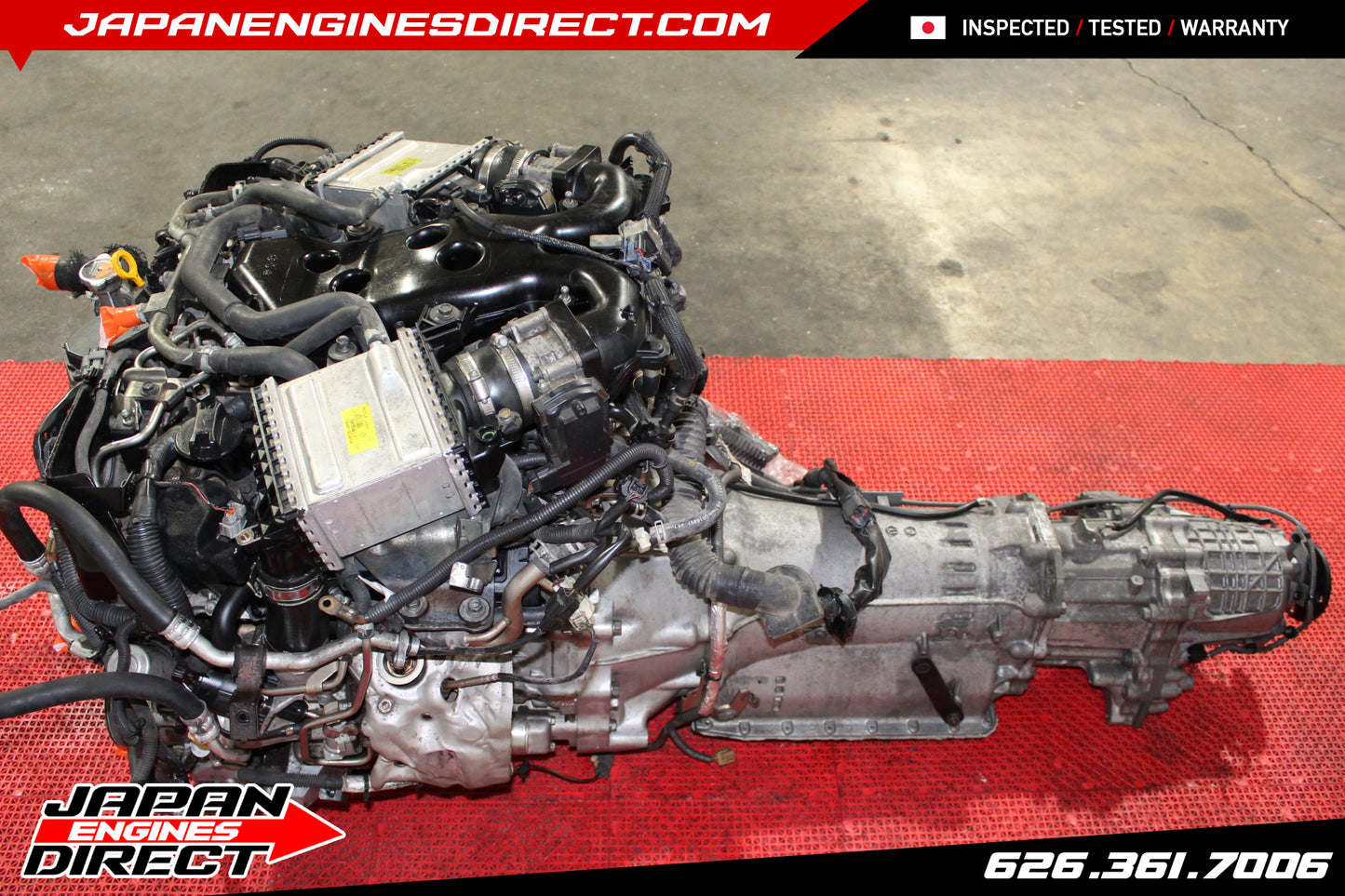 JDM INFINITI Q50/Q60 "RED SPORT" AWD USED ENGINE 3.0L V6 TWIN TURBO VR30DDTT 16-20
