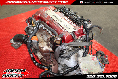 JDM NISSAN REDTOP SR20DET S13 MOTOR AUTO TRANS 2.0L ENGINE SR20 SILVIA 180SX RPS13