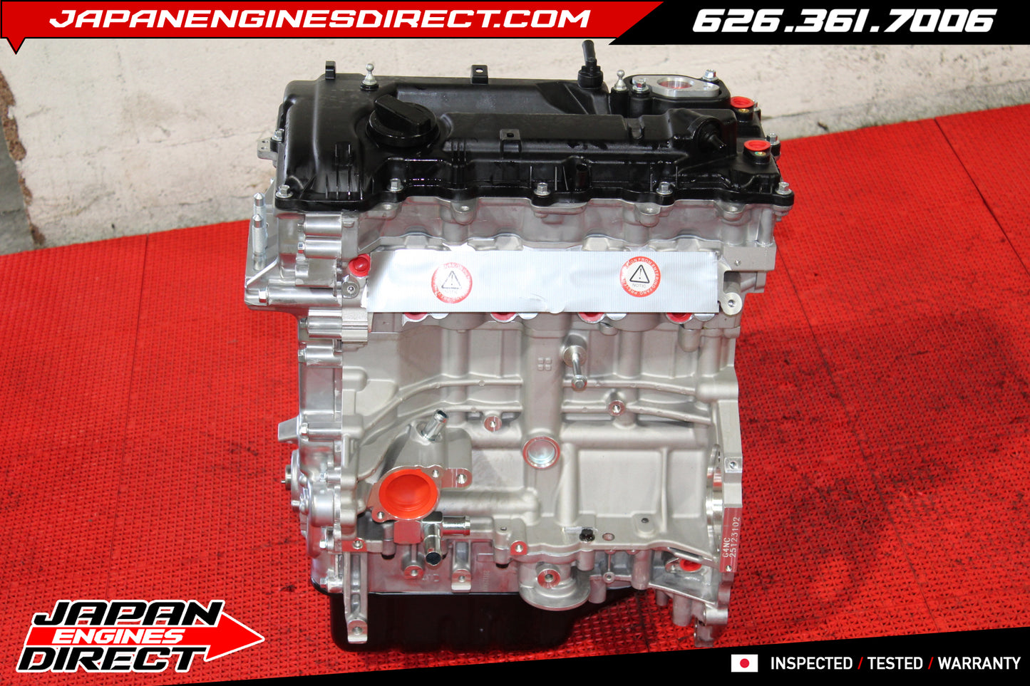 Hyundai Kia G4NC 2.0L Non-Turbo Engine Motor for Elantra GT, Tucson, Kona, Forte & Soul